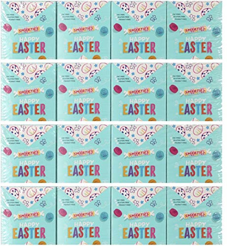 Smarties Happy Easter Themed Candies  4 Pack- 16 Total individual Boxes