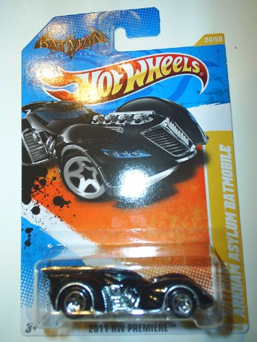 Hot Wheels 24-50 Batman Arkham Asylum Batmobile 1 64 Scale
