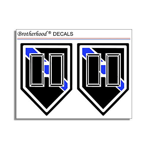 Brotherhood Thin Blue Line Sheriff Police Captain Rank Pack of Four Decals and Pack of Four Thin Blue Line American Flag Decals Brotherhood Thin Blue Line Sheriff Police Captain Rank Pack of Four Decals and Pack of Four Thin Blue Line American Flag Decals