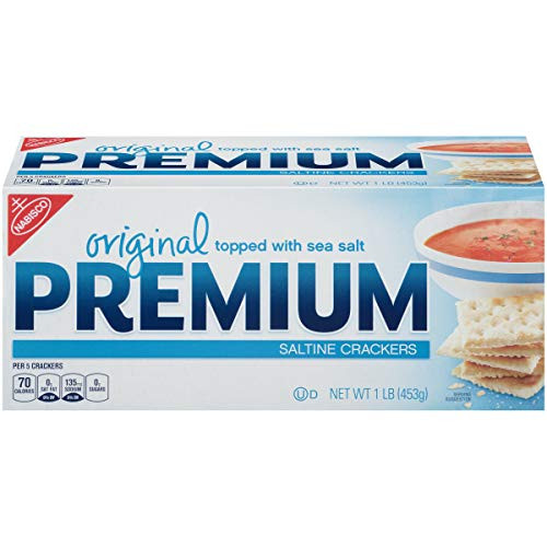 Premium Saltine Crackers Original 16-Ounce Box Premium Saltine Crackers Original 16-Ounce Box