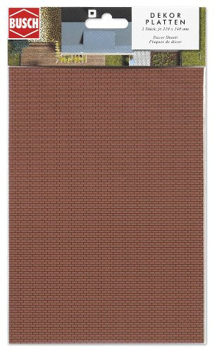 Busch 7038 Sheet Cut Stone 2- HO Scenery Scale Model Scenery