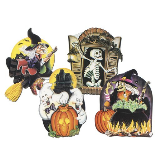 Beistle 54772  24 Piece Alice In Wonderland Photo Fun Signs  4  to 10