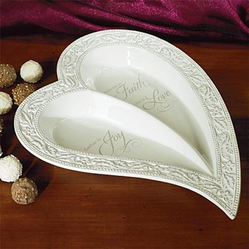 Abbey Press Joy, Faith, Love Heart-Shaped Dish - Wedding Anniversary Inspiration Faith Blessing 55718T-ABBEY Abbey Press Joy, Faith, Love Heart-Shaped Dish - Wedding Anniversary Inspiration Faith Blessing 55718T-ABBEY