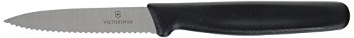 Victorinox Paring Serrated Spear Point Large Polypropylene Handle  Black  3-25