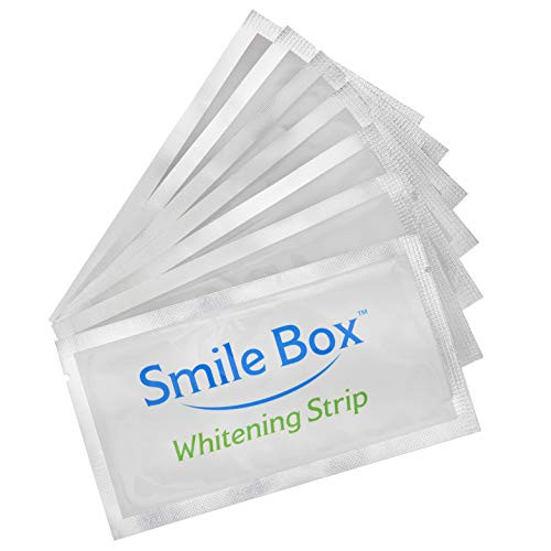 Smile Box Teeth Whitening Strips - 7 Day Supply Professional Teeth Whitening Premium Non Slip Strips Whiten at Home Smile Box Teeth Whitening Strips - 7 Day Supply Professional Teeth Whitening Premium Non Slip Strips Whiten at Home