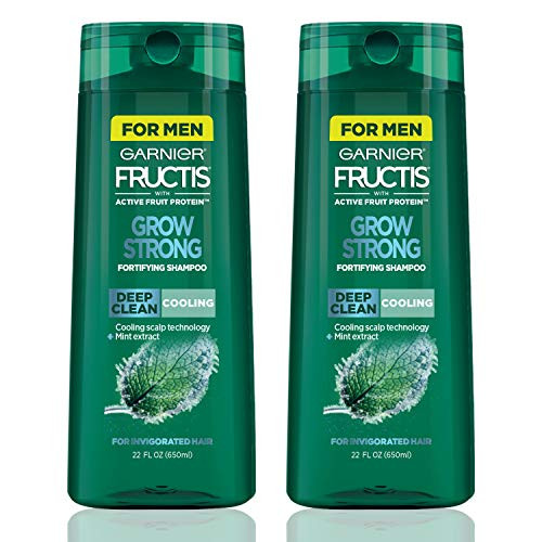 Garnier Hair Care Fructis Men s Grow Strong Cooling Deep Clean Shampoo with Cooling Scalp Technology Formulated with Mint Extract Instant Cooling Menthol for Invigorated Hair 22 Fl Oz 2 Count Garnier Hair Care Fructis Men s Grow Strong Cooling Deep Clean Shampoo with Cooling Scalp Technology Formulated with Mint Extract Instant Cooling Menthol for Invigorated Hair 22 Fl Oz 2 Count