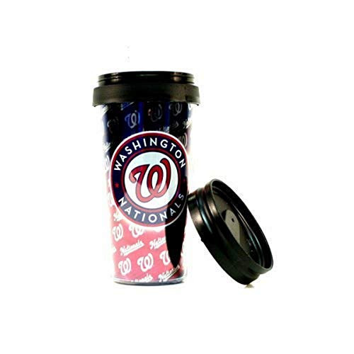MLB Washington Nationals 3D Metallic Thermal Mug  16-ounce