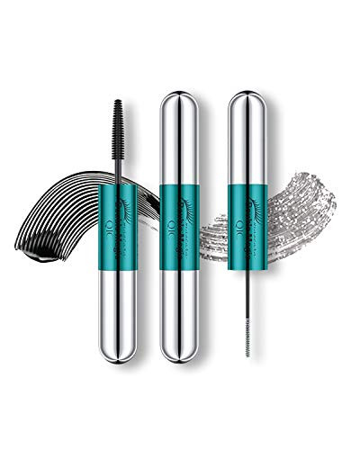 4D Silk Fiber Lash Mascara Waterproof  Mascara Black Volume and Extra Long Thick Long Liquid Lash Extensions  Length for Natural Voluminous Premium Thicken Mascara
