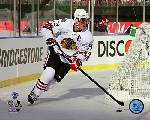 NHL Jonathan Toews Chicago Blackhawks 2015 Winter Classic Action Photo Size  8  x 10