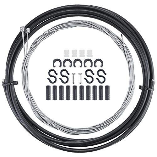 Acmer Universal Bike Shift Cable Housing Kit Bicycle Shifter Cable Replacement for Shimano Sram Derailleur-MTB Road Bike