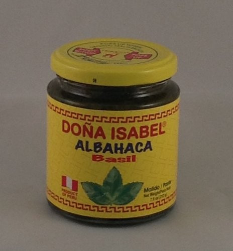 Doña Isabel Albahaca Molida Basil Paste 7-5oz Single Bottle - Product of Peru