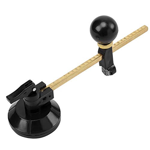 ANCIRS 30cm-11-81inch Circle Glass Cutter  Adjustable Circular Glass Cutter with Round Knob Handle and Suction Cup
