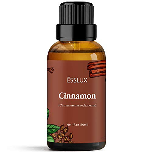 Cinnamon Essential Oil  ESSLUX Aromathaerapy Essential Oils for Diffuser  Massage  Soap  Candle Making  Home Fragrance - 30ML