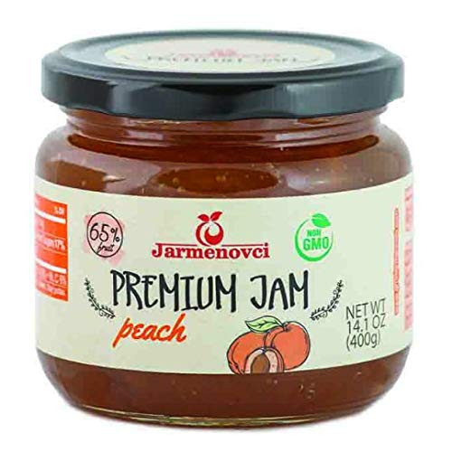Gemelli Naturali GMP Premium Peach Jam 400g