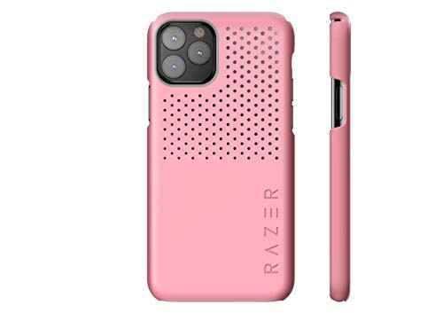 Razer Arctech Slim for iPhone 11 Pro Max Case  Thermaphene   Venting Performance Cooling - Wireless Charging Compatible - Quartz Pink
