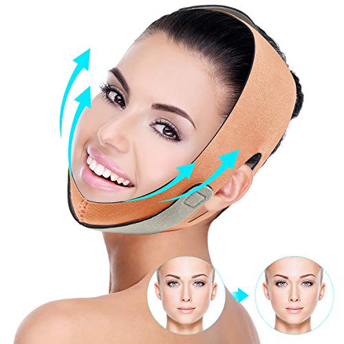 Face Slimming Strap Double Chin Reducer Pain-Free Facial Chin Slimmer Device V Line Lifting Chin Band Eliminates Sagging Skin Lifting Firming Breathable Face Chin Shaper Strap Face Slimming Strap Double Chin Reducer Pain-Free Facial Chin Slimmer Device V Line Lifting Chin Band Eliminates Sagging Skin Lifting Firming Breathable Face Chin Shaper Strap