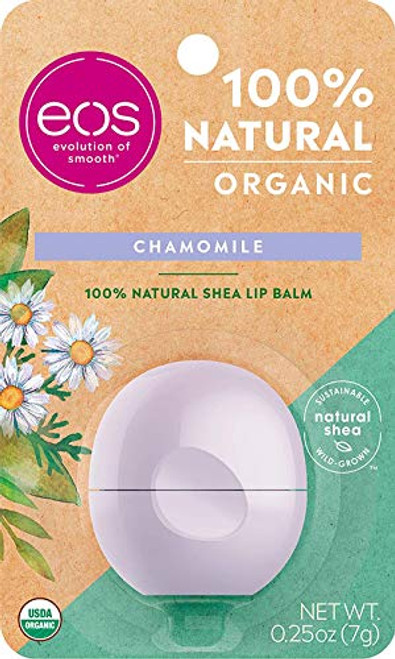 eos USDA Organic Lip Balm - Chamomile Lip Care to Nourish Dry Lips 100 Natural and Gluten Free Long Lasting Hydration 0-25 oz eos USDA Organic Lip Balm - Chamomile Lip Care to Nourish Dry Lips 100 Natural and Gluten Free Long Lasting Hydration 0-25 oz