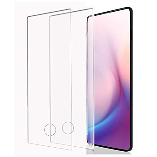 Galaxy Note 10 Plus Screen Protector   9H Hardness  Anti-Fingerprint  Ultra-Clear  Bubble Free  Tempered Glass Screen Protector Compatible with Samsung Galaxy Note 10 Plus
