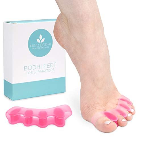 Mind Bodhi Toe Separators to Correct Bunions and Restore Toes to Their Original Shape Bunion Corrector Toe Spacers Toe Straightener Toe Stretcher Big Toe Correctors Universal Size Pink Mind Bodhi Toe Separators to Correct Bunions and Restore Toes to Their Original Shape Bunion Corrector Toe Spacers Toe Straightener Toe Stretcher Big Toe Correctors Universal Size Pink