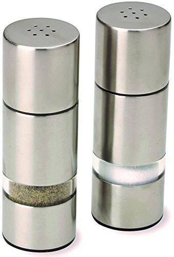 Olde Thompson 4-5  Euro-Chrome Plated Salt   Pepper Shaker Set