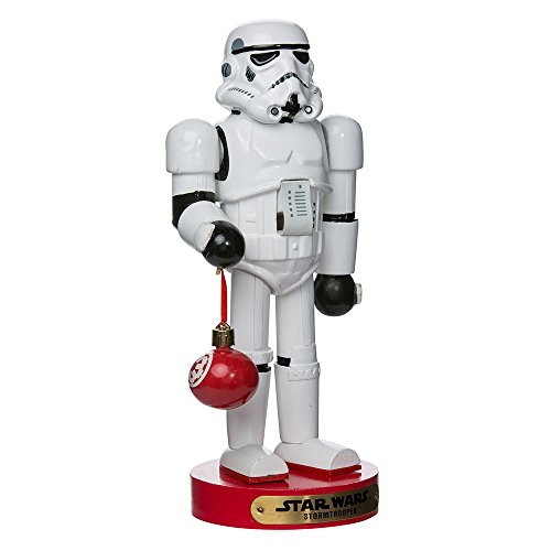 Kurt Adler Stormtrooper with Ball Ornament Nutcracker, 12-Inch