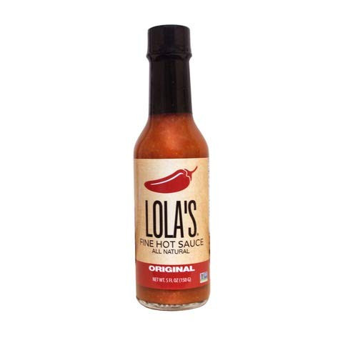 LOLAS FINE HOT SAUCE Sauce Hot Original  5 FZ