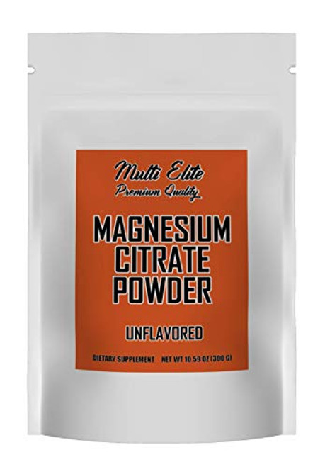 Magnesium Citrate Powder Pure Magnesium Supplement citrato de magnesio 300 Grams Unflavored by Multi Elite Premium Quality- Magnesium Citrate Powder Pure Magnesium Supplement citrato de magnesio 300 Grams Unflavored by Multi Elite Premium Quality-