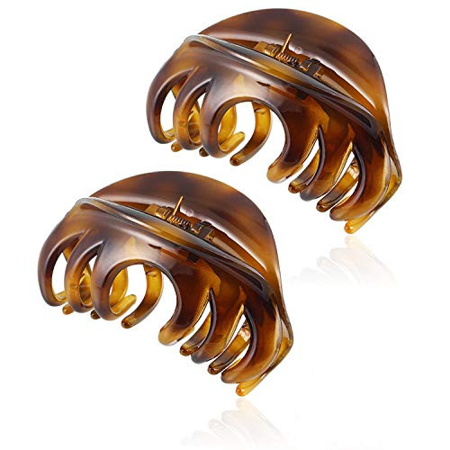Large Hair Claw Clips 2 Pcs Claw Hair Clip Grip Jumbo Hair Jaw Clip Noslip Claw Clip for Women Long Thick Thin Hair Non-Slip Ponytail Holder Strong Hold Hair Grip Catch Barrette Accessories- Large Hair Claw Clips 2 Pcs Claw Hair Clip Grip Jumbo Hair Jaw Clip Noslip Claw Clip for Women Long Thick Thin Hair Non-Slip Ponytail Holder Strong Hold Hair Grip Catch Barrette Accessories-