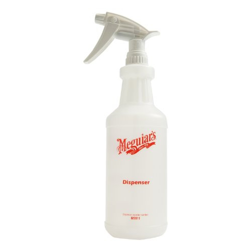 Meguiars M9911 32 Ounce Spray Bottle with Sprayer Empty