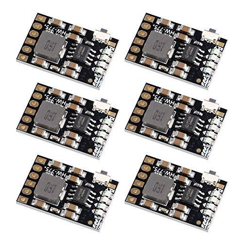 ACEIRMC 6pcs 2A 5V Charge Discharge Integrated Module 3-7V 4-2V for 186 50 Lithium Battery Charging Boost Mobile Power Protection PCB Board Module