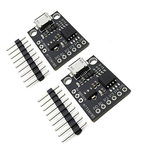 N - A 2Pcs Digispark Kickstarter Mini ATTINY85 Micro USB Development Board Module for Arduino IDE 1-0