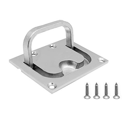 AMONIRE Marine Locker Flush Lift Ring Hatch Pull Handle 316 Stainless Steel