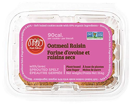 Sprouted Spelt Soft Cookie Oatmeal Raisin