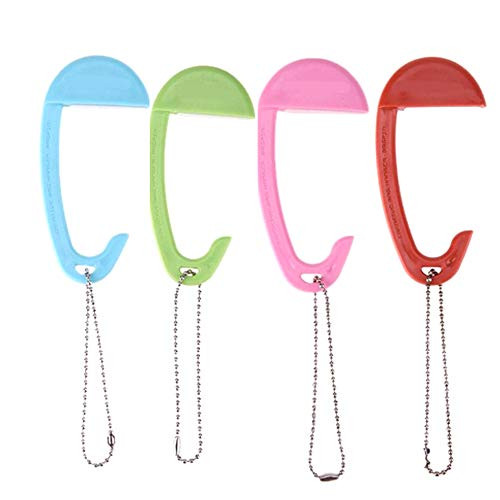 IKAAR Purse Hook for Table Handbag Hangers Plactic Purse Table Hook Holder Bag Hanger Hook Under Counter Handbags Hooks Pack of 4