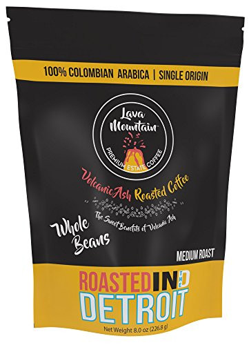 Lava Mountain Coffee Single Origin Colombia 8 oz Whole Bean Coffee  Medium Roast