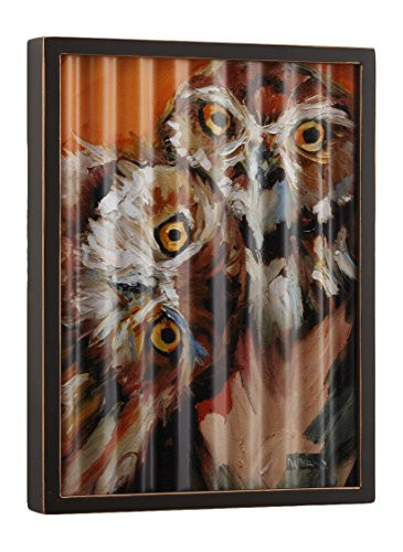 DEMDACO Big Sky Carver DW Corrugated Owl Metal Art