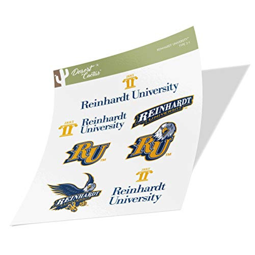 Reinhardt University Eagles NCAA Sticker Vinyl Decal Laptop Water Bottle Car Scrapbook Type 2 Sheet