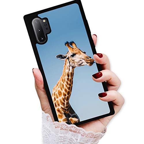 for Samsung Note 10  Galaxy Note 10 Plus  Durable Protective Soft Back Case Phone Cover  NiceTEK HOT12746 Blue Sky Giraffe 12746