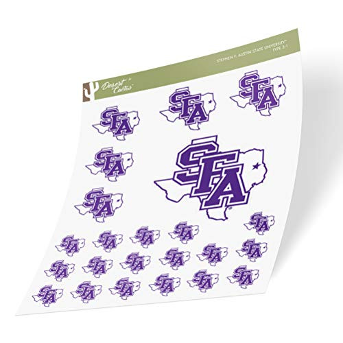 Stephen F- Austin State University SFASU Lumberjacks Ladyjacks NCAA Sticker Vinyl Decal Laptop Water Bottle Car Scrapbook Sheet Type 3-1