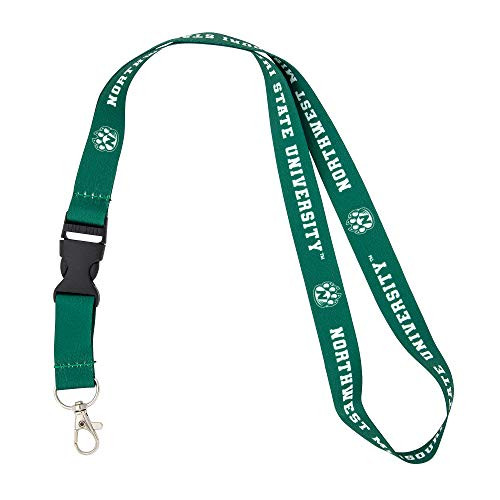 Northwest Missouri State University NWMSU Bearcats NCAA Car Keys ID Badge Holder Lanyard Keychain Detachable Breakaway Snap Buckle