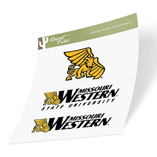 Missouri Western State University MWSU Griffons NCAA Sticker Vinyl Decal Laptop Water Bottle Car Scrapbook Type 2 Sheet
