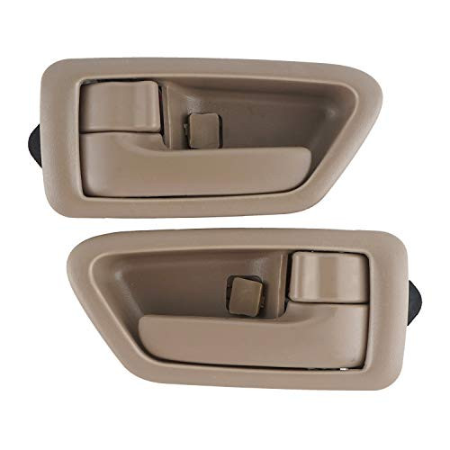 Inside Interior Door Handles Replacements for Toyota Camry 1997 1998 1999 2000 2001 Beige-Tan Pair Front-Rear Driver   Passenger Side