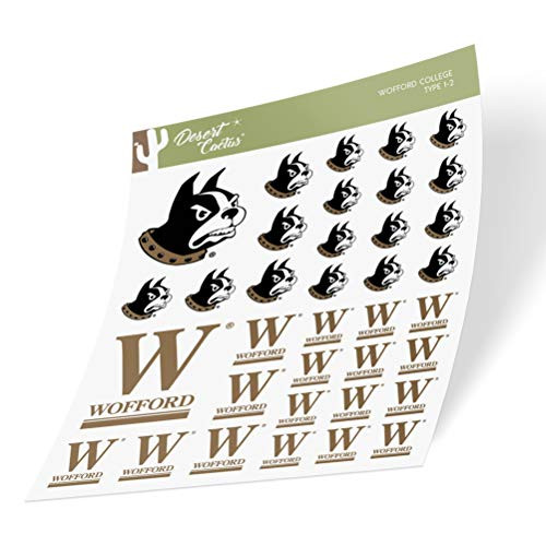 Wofford College Terriers NCAA Sticker Vinyl Decal Laptop Water Bottle Car Scrapbook Type 1 Sheet