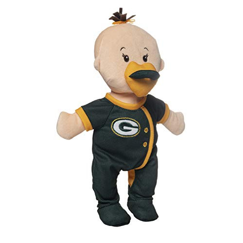 Baby Fanatic Green Bay Packers Wee Baby Stella Officially Licensed NFL Soft Baby Doll Baby Fanatic Green Bay Packers Wee Baby Stella Officially Licensed NFL Soft Baby Doll