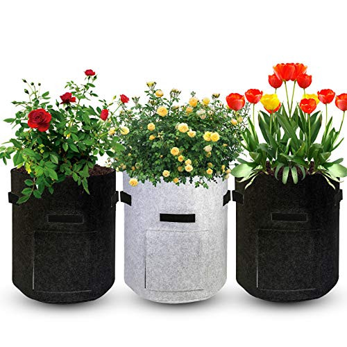 ?3 Pack? 7 Gallon Grow Bags  Potato Planter Bags with Window Flap  Handles  Thickened Non-Woven Fabric Vegetable Planting Pots for Potato  Sweet Potato  Carrot  Tomato  Onion ?3 Pack? 7 Gallon Grow Bags  Potato Planter Bags with Window Flap  Handles  Thickened Non-Woven Fabric Vegetable Planting Pots for Potato  Sweet Potato  Carrot  Tomato  Onion