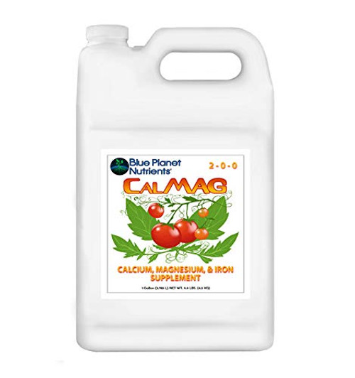 Blue Planet Nutrients CalMag with Iron Liquid Supplement Gallon (128 oz) | Cal Mag For All Plants & Gardens | Calcium Magnesium Iron | Grow Vegetables Herbs Fruits Flowers Buds Blue Planet Nutrients CalMag with Iron Liquid Supplement Gallon (128 oz) | Cal Mag For All Plants & Gardens | Calcium Magnesium Iron | Grow Vegetables Herbs Fruits Flowers Buds