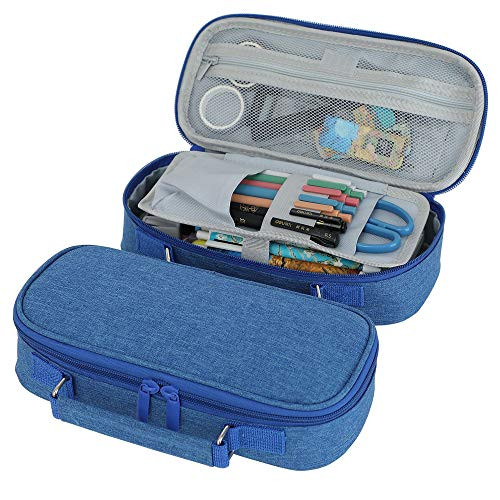 Large Pencil Case Big Capacity Pencil Bag Stationery Storage Handheld Pen Pouch Desk Organizer Marker Pen Case Simple Stationery Bag Pencil Holder