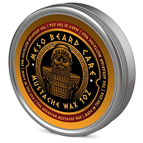 The Akkadian Mustache Wax - All Natural Classic Cologne Fragrance - Meso Beard Care