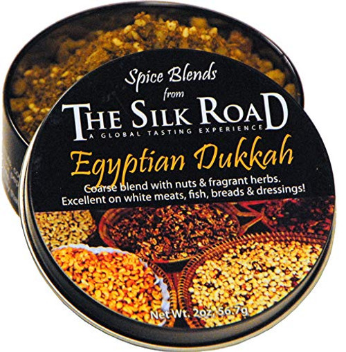 Egyptian Dukkah Spice Blend from The Silk Road Restaurant Market 2oz No Salt All Natural Dukkah Seasoning Vegan Gluten Free Ingredients NON-GMO No Preservatives Egyptian Dukkah Spice Blend from The Silk Road Restaurant Market 2oz No Salt All Natural Dukkah Seasoning Vegan Gluten Free Ingredients NON-GMO No Preservatives