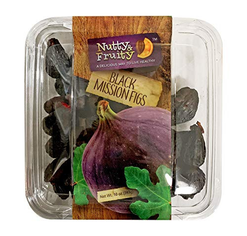 Nutty   Fruity Dried Black Mission Figs 10 oz  283g